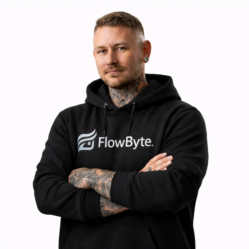 David Larsson, VD på FlowByte